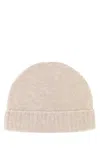 Le Kasha Cuffia In Cashmere Sabbia Donna In Beige O Tan