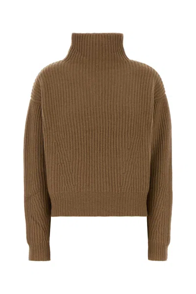 Le Kasha Camel Cashmere Sweater In Brown