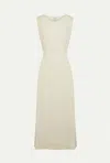 Le Kasha Womens Yellow Antalya Semi-sheer Maxi Cover-up Dress In Neutral