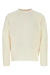 Le Kasha Ivory Cashmere Sweater In White