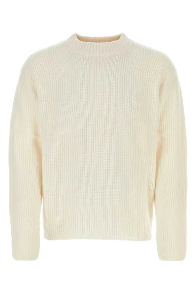 LE KASHA IVORY CASHMERE SWEATER
