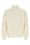 Le Kasha Ivory Cashmere Sweater In White