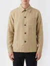 Le Kasha Jacket With Side Pockets In Brown