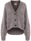 Le Kasha Kamal Cardigan In Braun
