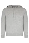 Le Kasha Hooded Knit Pullover And Pockets In Gray