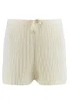Le Kasha Knitted Shorts In White