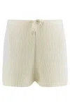 Le Kasha Knitted Shorts In White