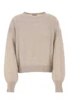 Le Kasha Maglione Modena Oversize In Cashmere Sabbia Donna In Beige O Tan