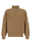 Le Kasha Maglione Lette In Cashmere Cammello Uomo In Brown
