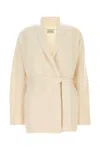 Le Kasha Cardigan Lucern In Cashmere Bianco Donna In White