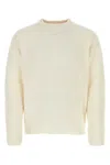 Le Kasha Ivory Cashmere Sweater In White