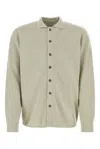 Le Kasha Light Grey Cashmere Cardigan In Neutral