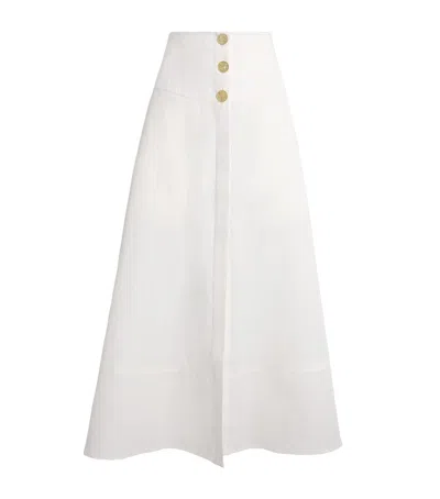 Le Kasha Linen Farafra Maxi Skirt