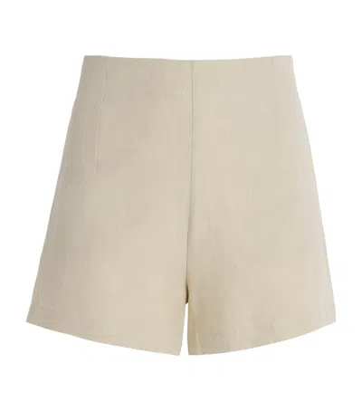 Le Kasha Linen Tailored Ezbet Shorts