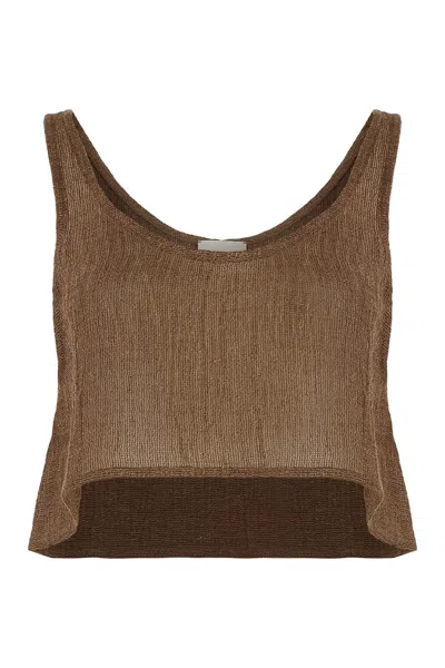 LE KASHA LINEN TOP