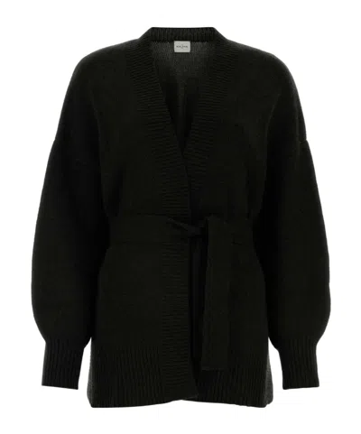 Le Kasha Cardigan In Cashmere Nero Donna In Black