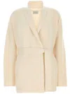 Le Kasha Cardigan Lucern In Cashmere Bianco Donna In 中性色