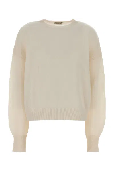 Le Kasha Ivory Cashmere Modena Sweater In Neutral