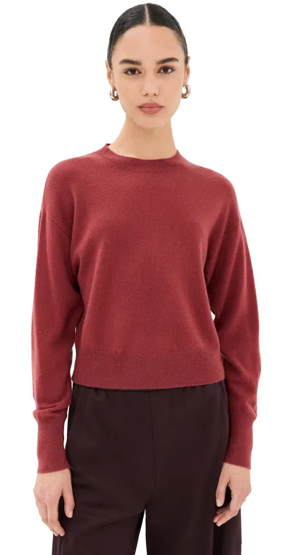 Le Kasha Womens Regular-fit Round-neck Cashmere-knit Jumper Framboise Xs