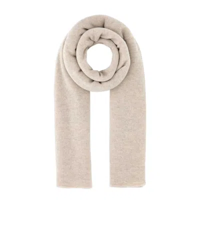 Le Kasha Sciarpa Meribel In Cashmere Sabbia Donna In Beige O Tan