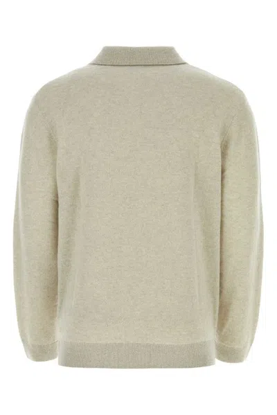 Le Kasha Midnight Blue Cashmere Gibson Sweater In Gray