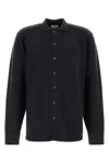 Le Kasha Midnight Blue Cashmere Minsk Shirt In Black