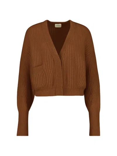 Le Kasha Monaco Cardigan In Brown