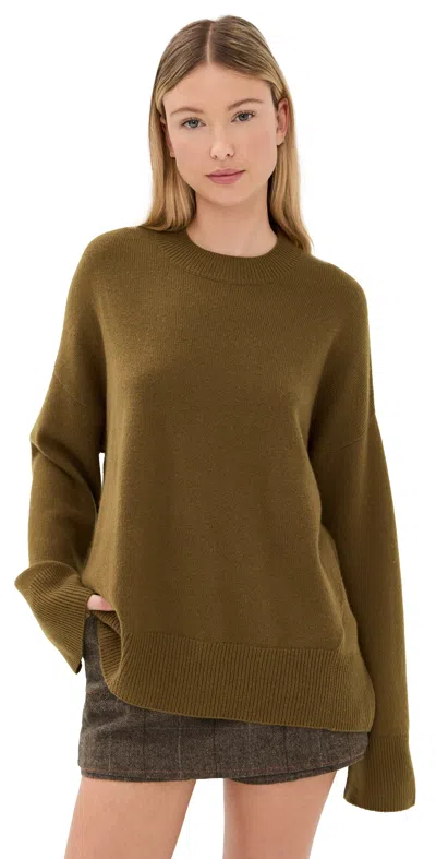 Le Kasha Norway Cashmere Sweater Cinnamon In Brown