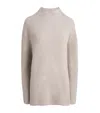 Le Kasha Organic Cashmere Lisboa Sweater In Gray