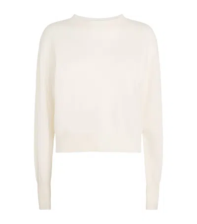 Le Kasha Organic Cashmere Sweater In White