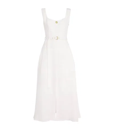 Le Kasha Organic Linen Subu Maxi Dress