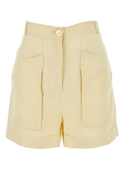 LE KASHA SHORTS ASHRAF IN LINO AVORIO DONNA