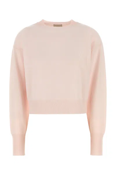 Le Kasha Pastel Pink Cashmere Menorca Sweater In Brown