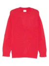 Le Kasha Ribbed Sweater In Red