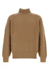 Le Kasha Maglione Lette In Cashmere Cammello Uomo
