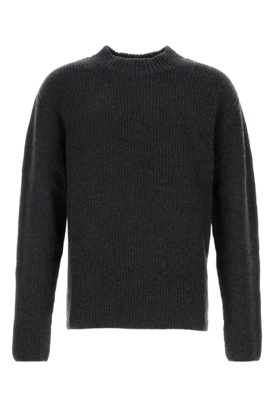LE KASHA MAGLIONE STMALOM IN CASHMERE ANTRACITE UOMO