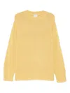 Le Kasha Ribbed Sweater In Yellow