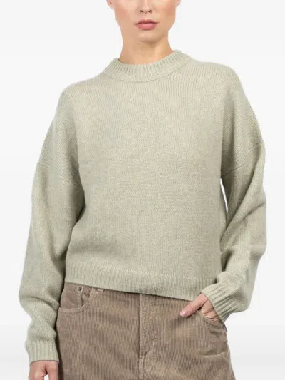 Le Kasha Round-neck Sweater In Green