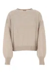 Le Kasha Maglione Modena Oversize In Cashmere Sabbia Donna