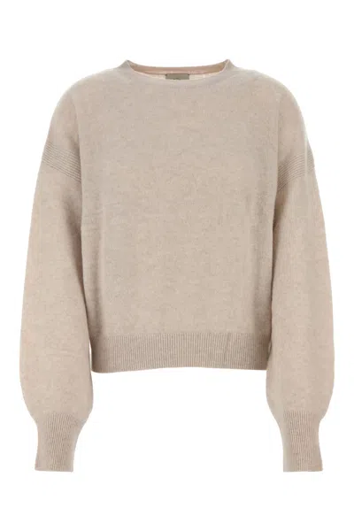LE KASHA MAGLIONE MODENA OVERSIZE IN CASHMERE SABBIA DONNA