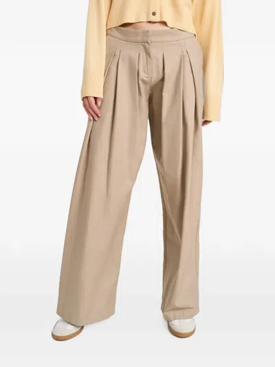 Le Kasha Rum Pleated Trousers In Neutrals