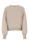 Le Kasha Maglione Modena Oversize In Cashmere Sabbia Donna In Lightbeige