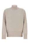 Le Kasha Sand Cashmere Oversize Nantes Sweater In Gray