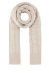 Le Kasha Sand Cashmere Meribel Scarf In Lightbeige