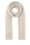 Le Kasha Sciarpa Rialto In Cashmere Sabbia Donna