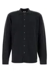 Le Kasha Midnight Blue Cashmere Minsk Shirt In Black