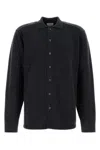 Le Kasha Midnight Blue Cashmere Minsk Shirt In Black