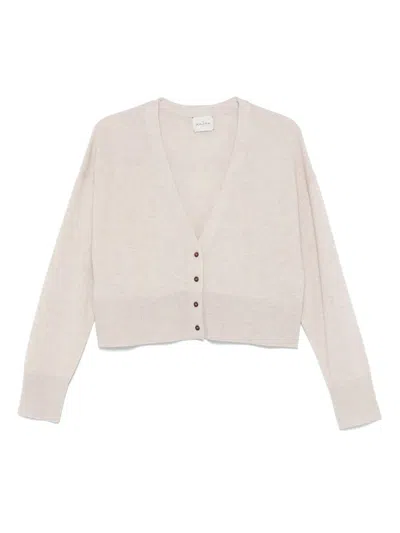 Le Kasha Short Cardigan Woman Clothing In Nude