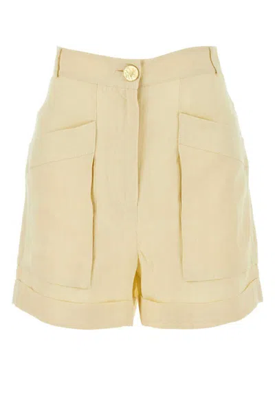 Le Kasha Shorts Ashraf In Lino Avorio Donna In Neutral