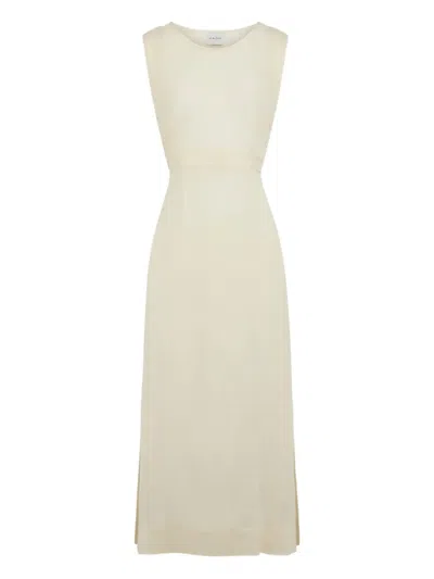 LE KASHA SLEEVELESS CREW-NECK MAXI DRESS